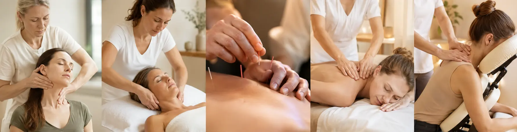 Thérapies de soutien après la correction de l'Atlas : massages, acupuncture, ostéopathie